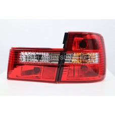 BMW E34 Red Clear Crystal Tail Lamp